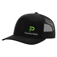 FreedomPath Trucker Snap Back Hat Black